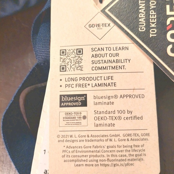 NEW! adidas x Stella McCartney Terrex Women's Snow Gloves Medium Navy & Red $160 - Picture 11 of 13